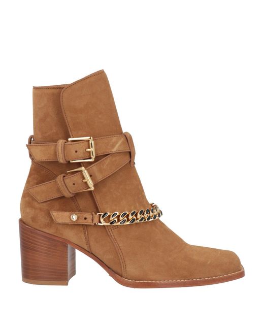 Amiri Brown Ankle Boots