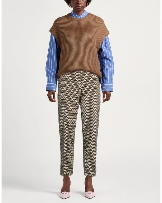 Ottod'Ame Gray Pants Polyester, Viscose, Polyamide, Elastane
