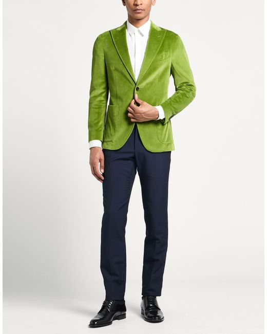 Blazer Boglioli pour homme en coloris Green
