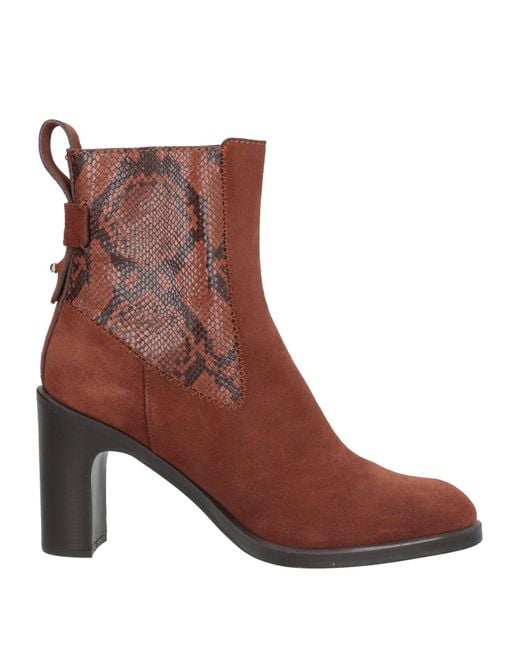 See By Chloé Brown Ankle Boots Leather
