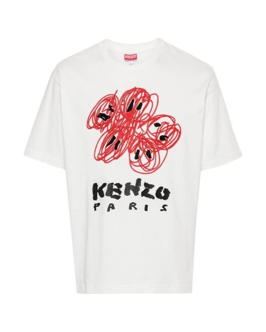 T-shirt di KENZO in White da Uomo