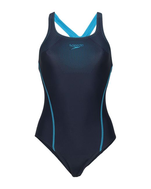 Speedo Synthetic Onepiece Swimsuit in Dark Blue (Blue) Lyst