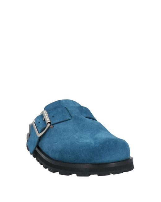 Jil Sander Blue Mules & Clogs Leather
