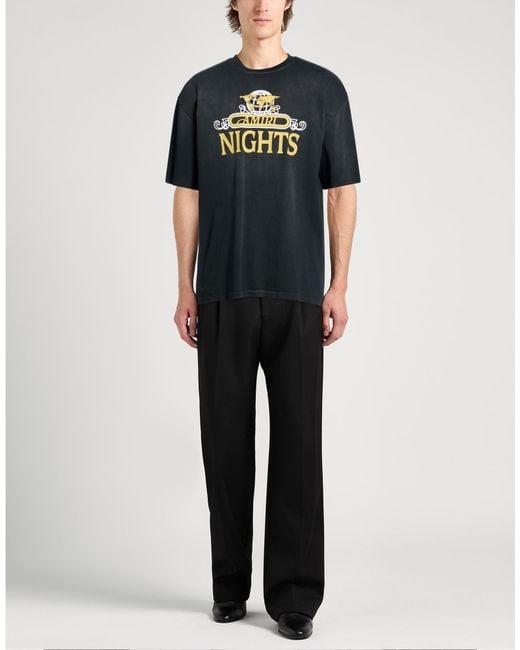 Amiri Black T-Shirt for men