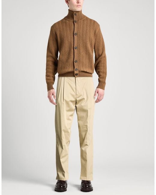Lardini Natural Pants Cotton, Elastane for men