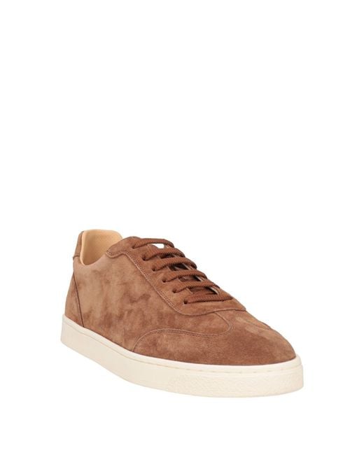 Brunello Cucinelli Brown Sneakers Leather for men
