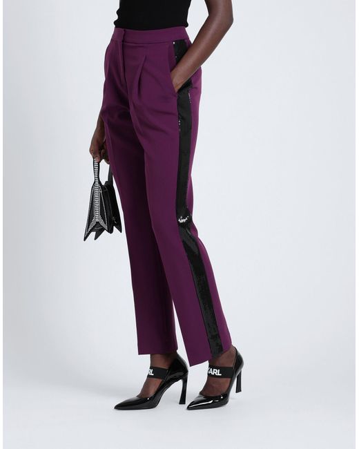 Karl Lagerfeld Purple Trouser