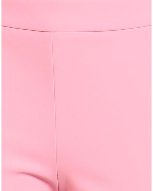 Moschino Pink Couture Pants Polyester, Polyurethane