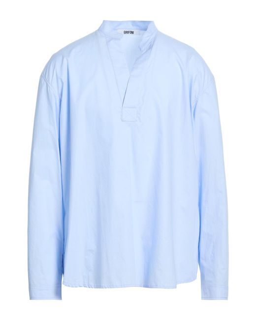 Grifoni Blue Shirt for men