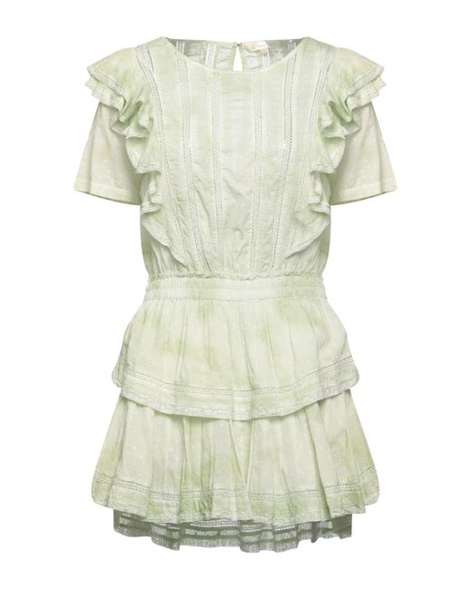 LoveShackFancy Green Mini-Kleid