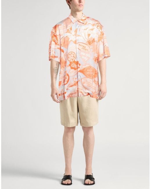 Jil Sander Pink Shirt Viscose for men