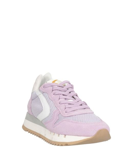 Valsport Pink Sneakers Leather, Textile Fibers