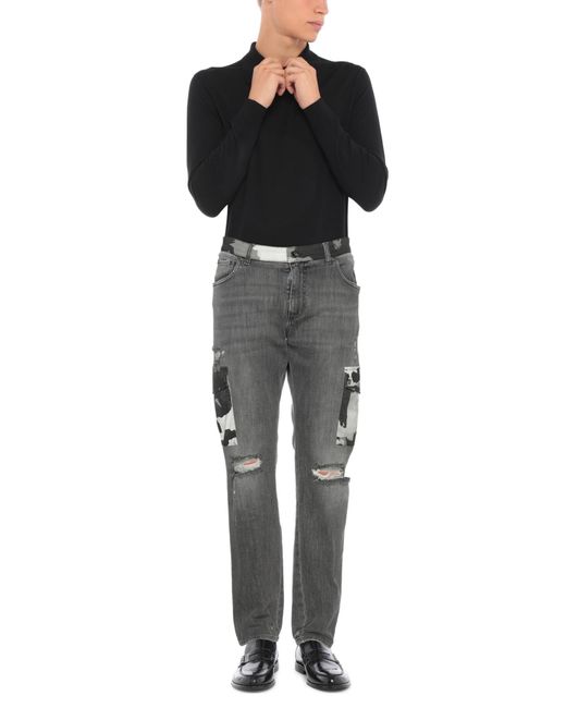 Dolce & Gabbana Gray Jeans for men