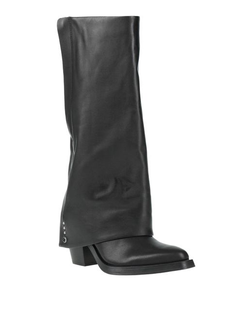 Ash Black Jackson 01 Boot Leather