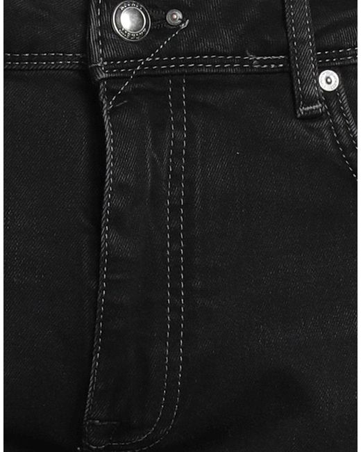 Hackett Black Jeans Cotton, Elastane for men
