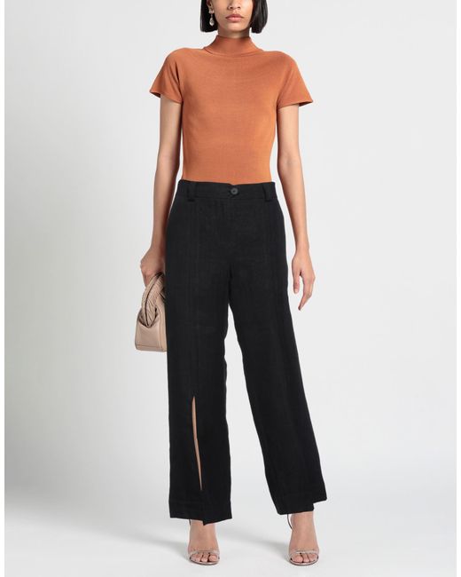 Isabel Benenato Black Pants