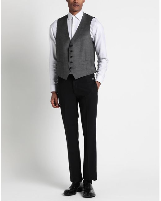 Zegna Black Tailored Vest for men