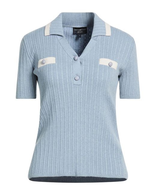 Emporio Armani Blue Polo Shirts
