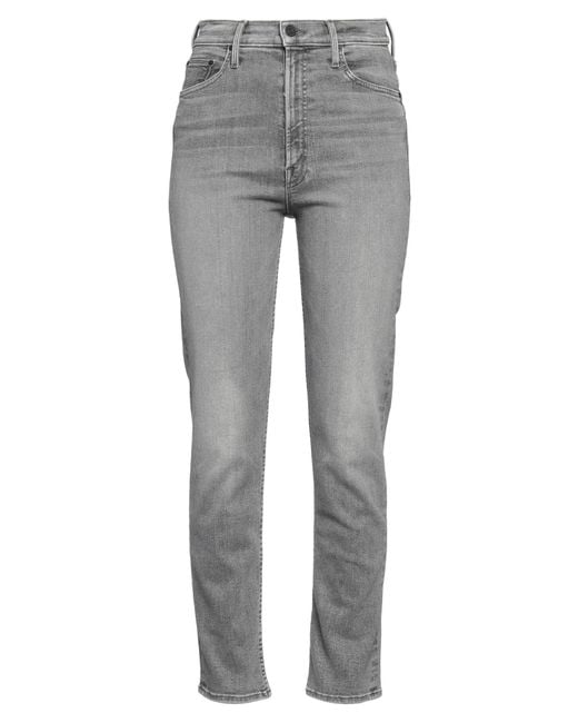 Mother Gray Jeans Cotton, Polyester, Elastane