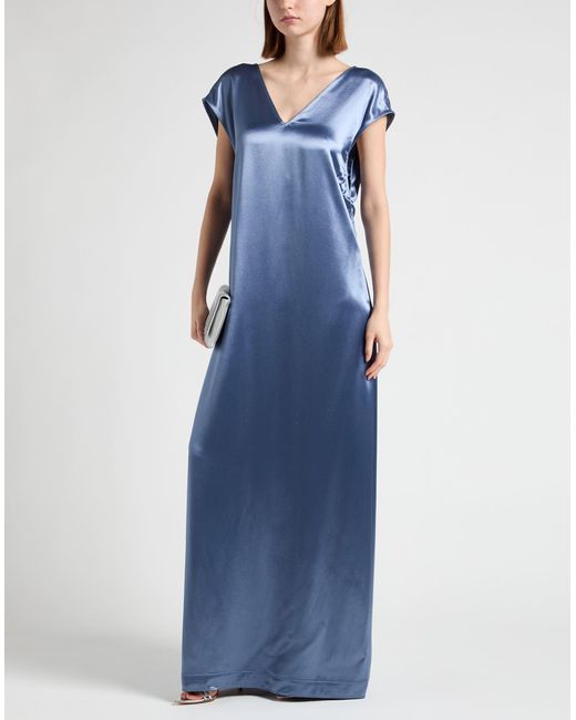 Calvin Klein Blue Maxi-Kleid