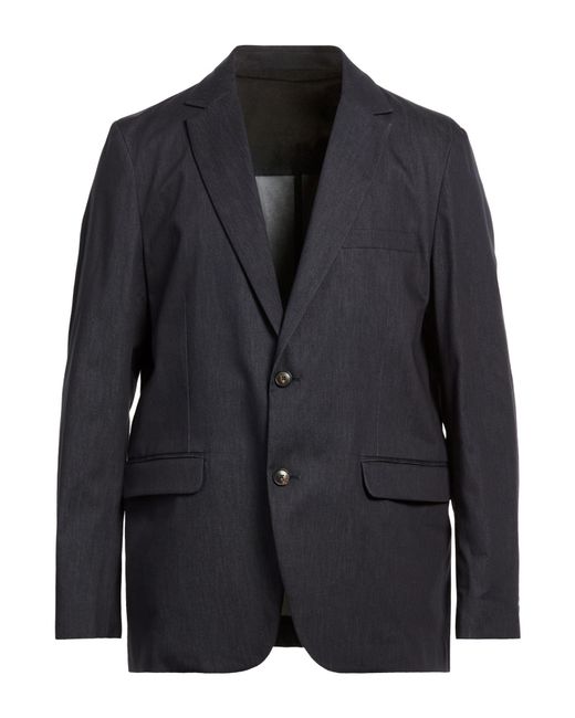Rrd Black Blazer Cotton, Polyamide, Elastane for men