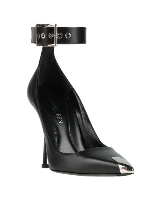 McQueen Black Pumps Calfskin