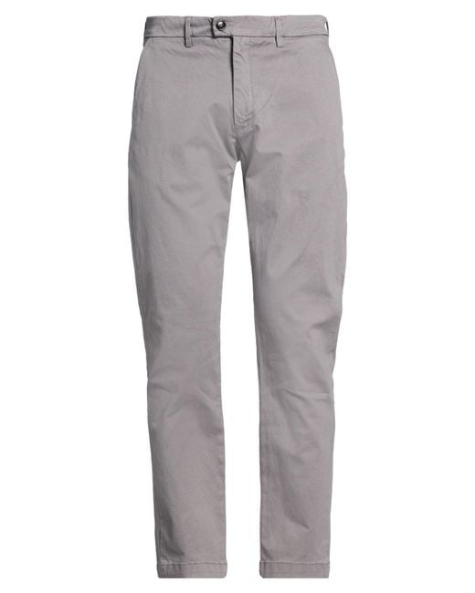 Liu Jo Gray Pants Cotton, Elastane for men