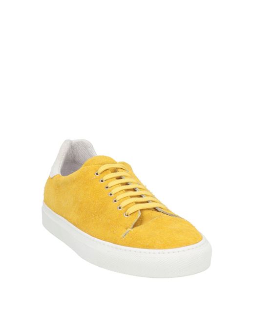 Sneakers Eleventy de hombre de color Yellow