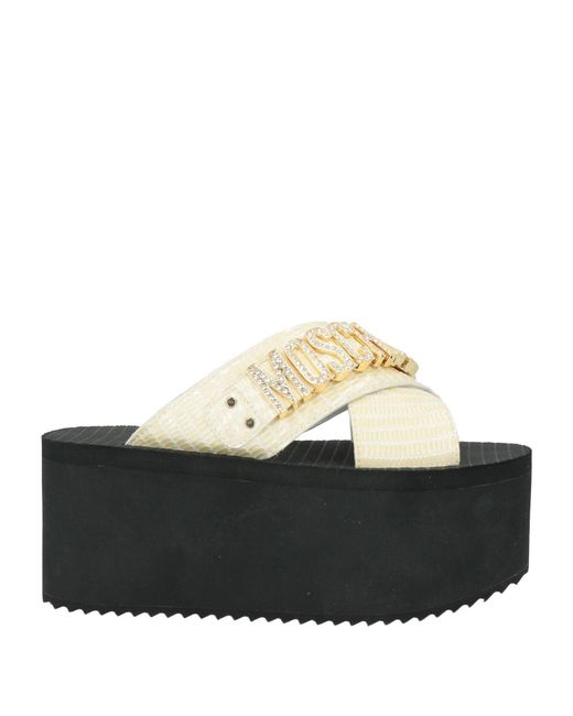 Moschino Black Sandals