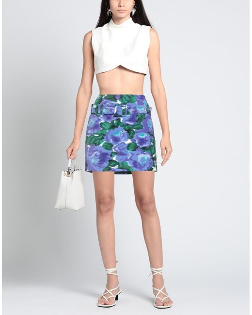 Quinn Blue Mini Skirt