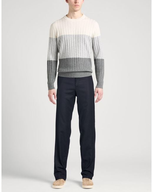 Lardini Blue Midnight Pants Polyester, Wool, Elastane for men