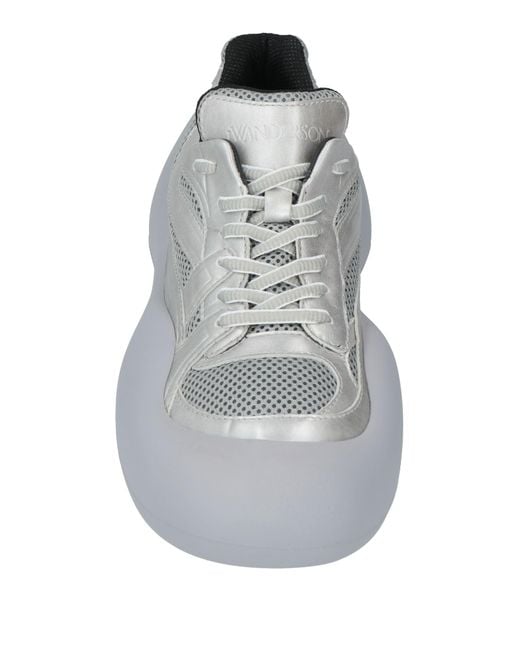 J.W. Anderson White Sneakers Leather, Textile Fibers for men