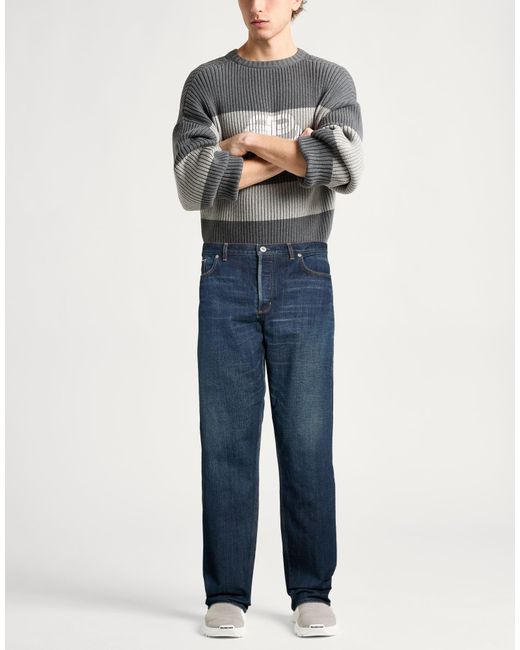 Dior Blue Jeans Cotton, Calfskin for men