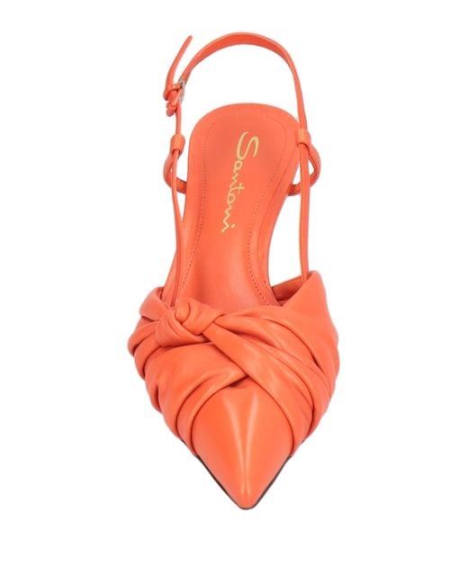 Santoni Red Pumps