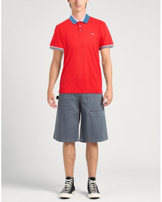 Harmont & Blaine Red Polo Shirts for men