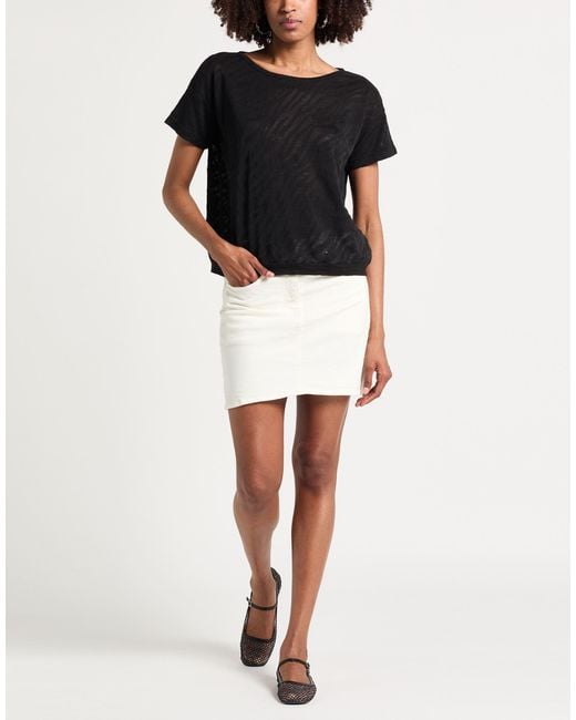 Crossley Black Top Cotton, Linen, Polyamide