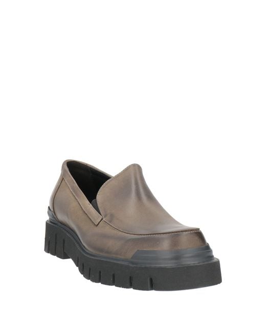 Roberto Botticelli Gray Loafers for men