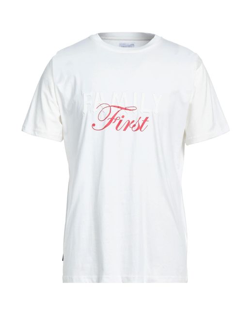 FAMILY FIRST White T-shirt for men