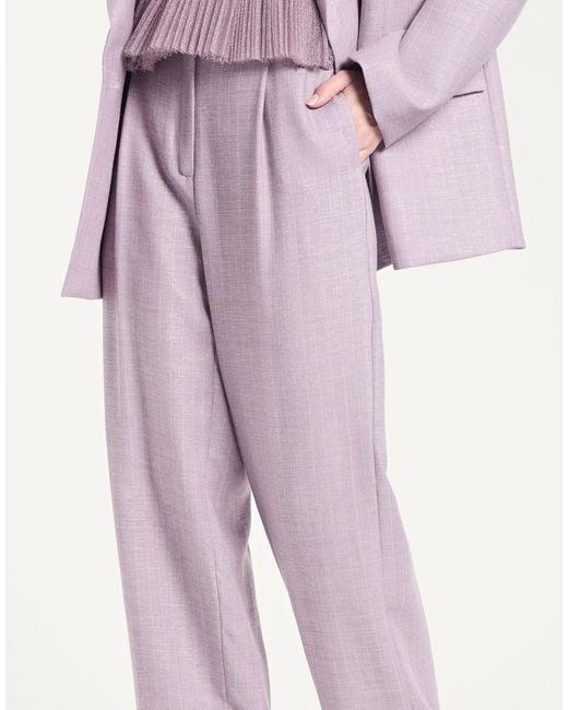 MSGM Purple Trouser