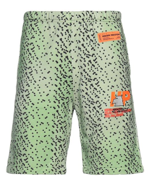 Heron Preston Green Shorts & Bermuda Shorts for men