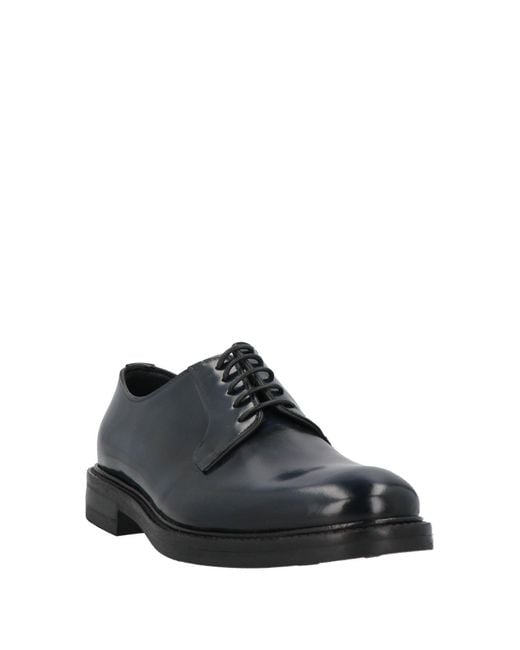 Seboy's Black Midnight Lace-Up Shoes Leather for men