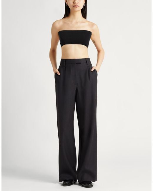 Max Mara Black Top Cotton, Polyamide, Polyester, Elastane