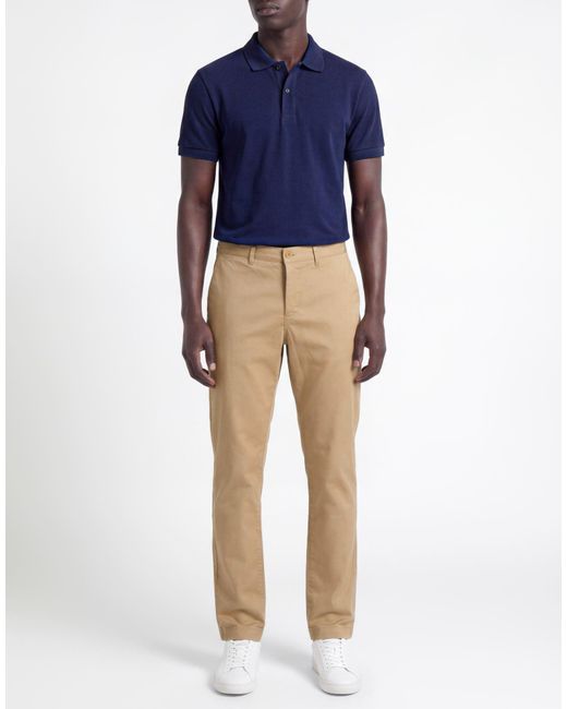 Lacoste Natural Pants Cotton, Elastane for men