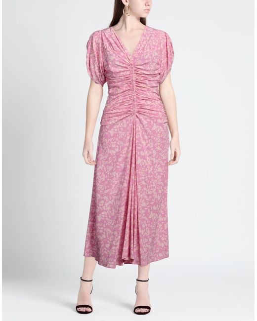 Isabel Marant Pink Maxi-Kleid