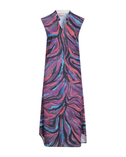 Marni Purple Midi Dress