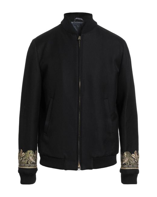 Etro Men's Black Jacket Cotton, Wool