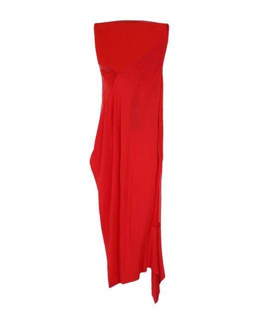 Mugler Red Mini Dress