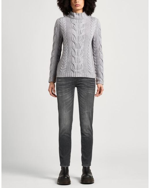ARMANI EXCHANGE Gray Jeans Cotton, Elastane