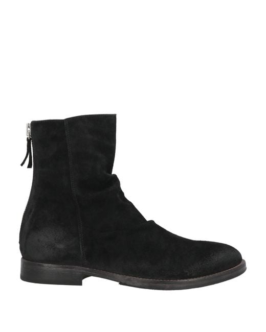 Moma Black Ankle Boots Leather for men