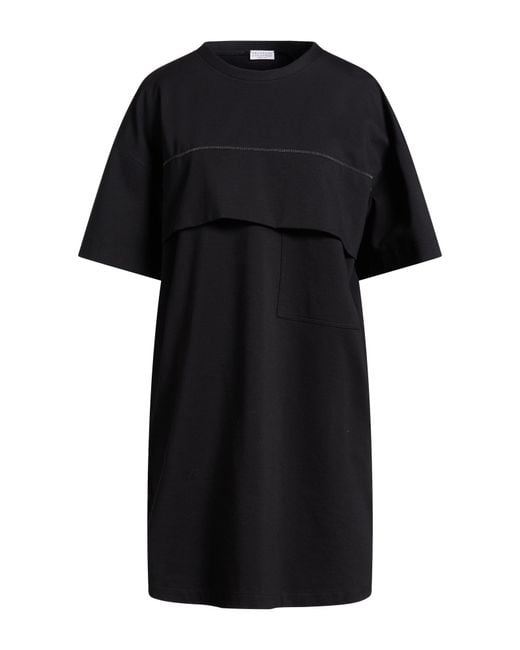 Brunello Cucinelli Black Mini Dresses